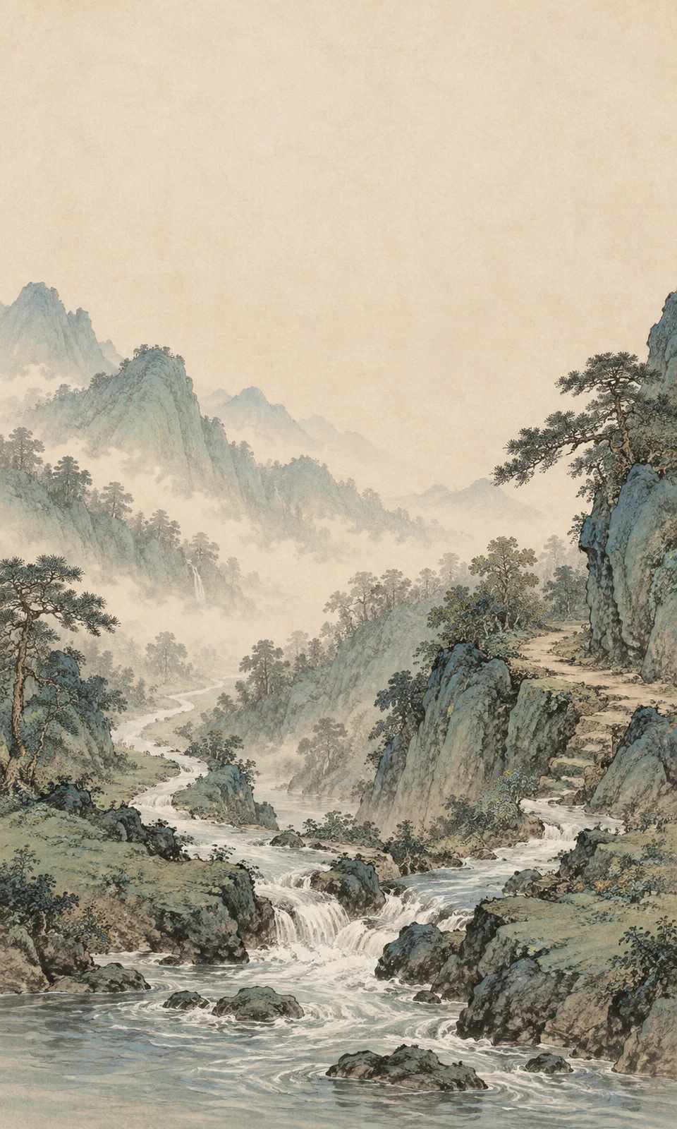 选择与决策的青绿山水